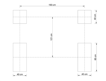 Specifikationer - Fundament - Calisthenics Inklusion Dips-Bar