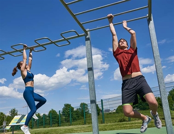 Calisthenics træning m. kropvægtsøvelser - Street Workout - Miljøbillede til inspiration