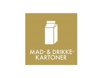 Mad- og drikkekartoner - Piktogram 6x6 cm (farvet)